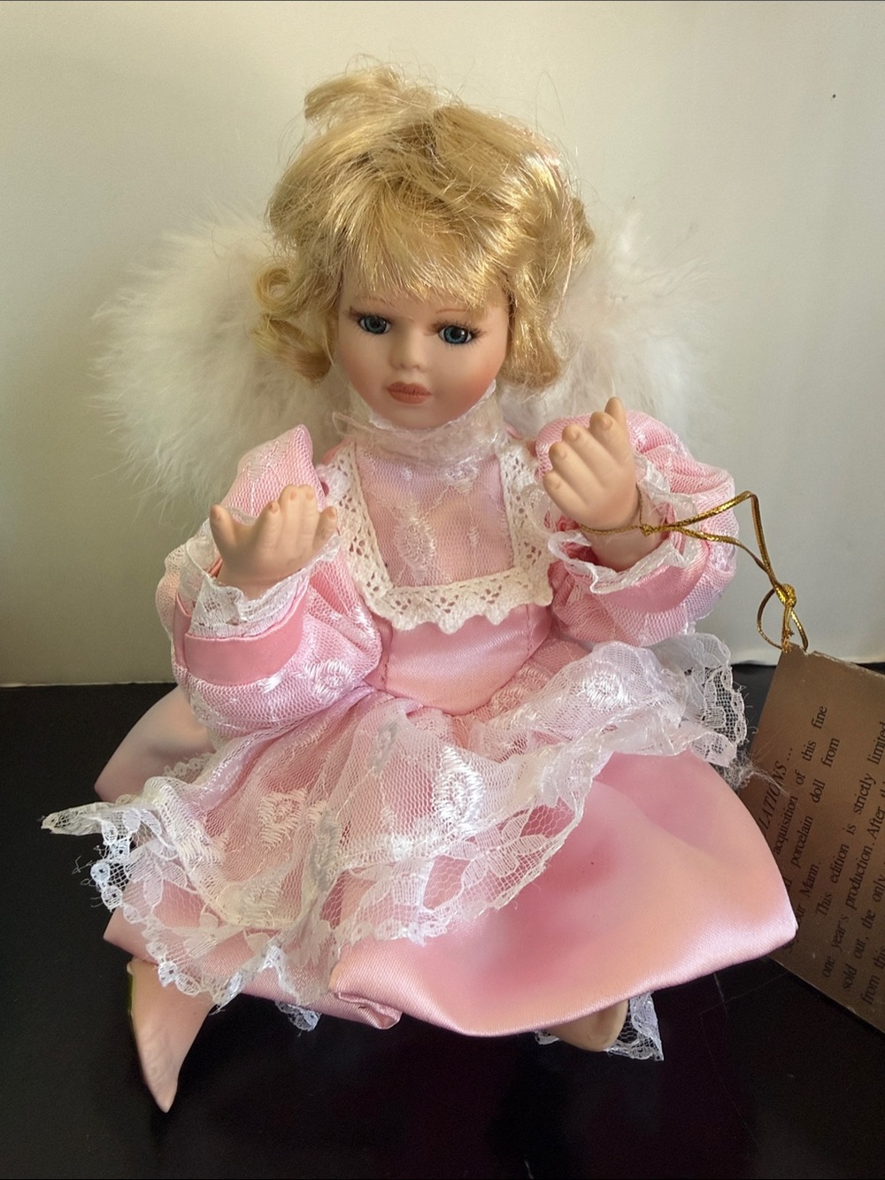 Vintage Seymour Mann Connoisseur Collection Angel Porcelain Doll Limited Edition